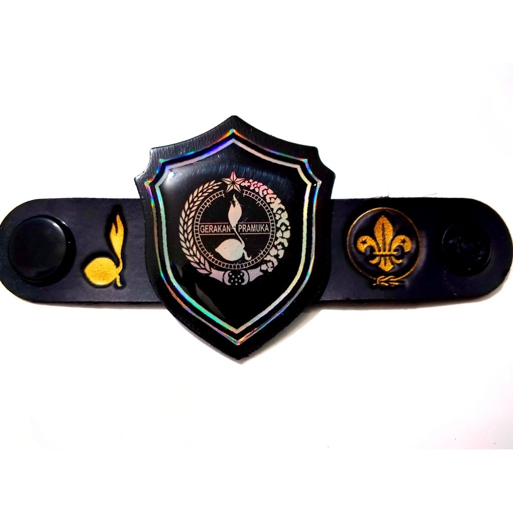 

Ring kacu Pramuka model perisai black dimond hologram terbaru bahan tebal premium