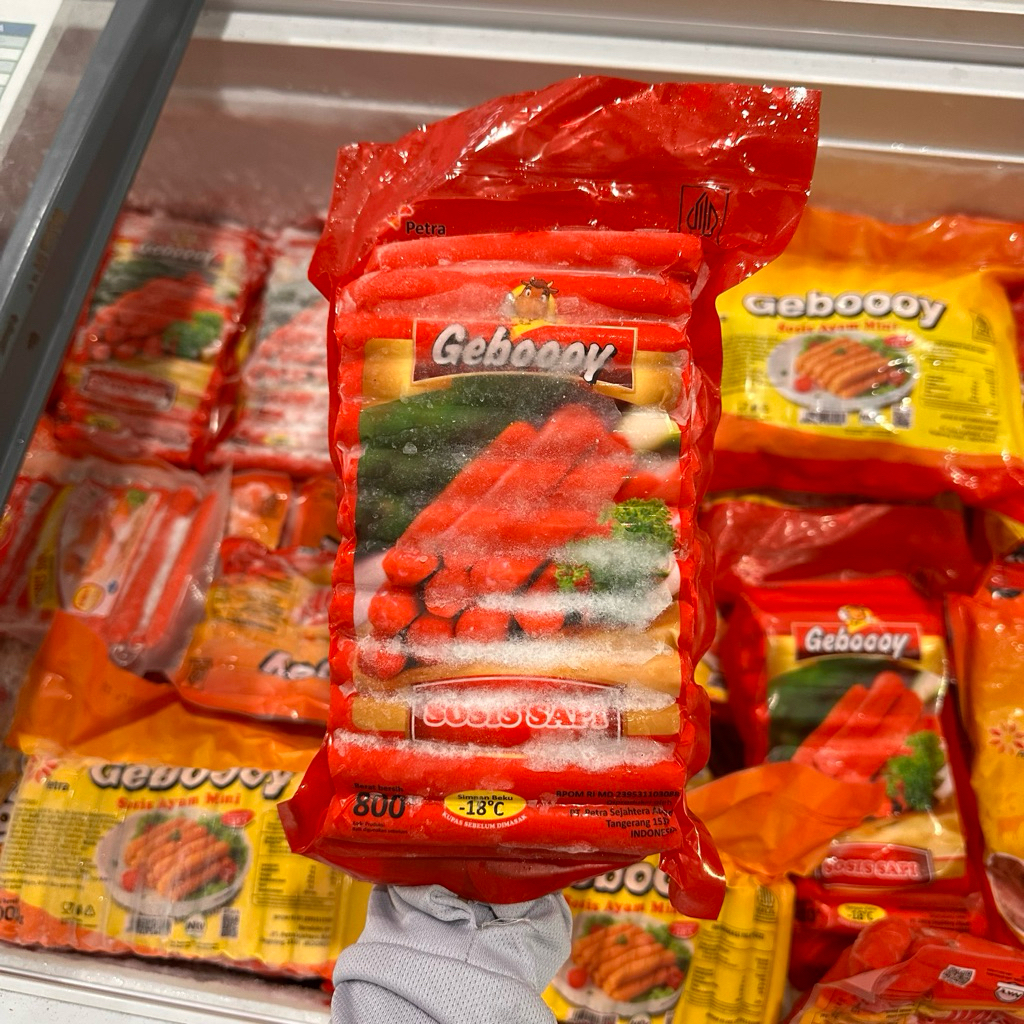 

GEBOY sosis merah sapi 800g