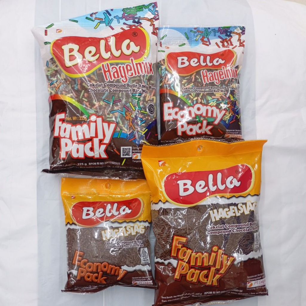 

Hagelslag Bella Meses Coklat 225gr & 90gr