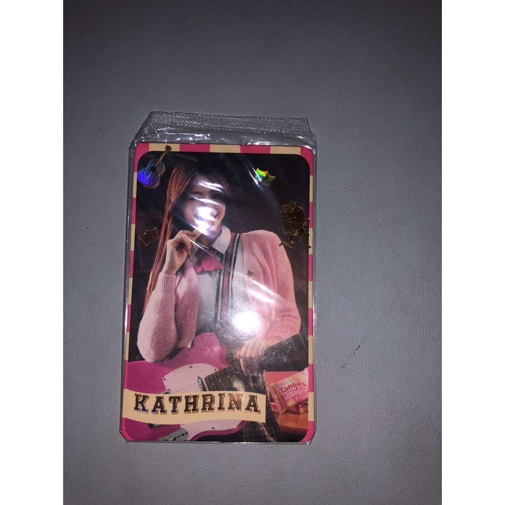 Photocard JKT48xTango Kathrina Hologram Gita Gracia Adel Marsha Feni Freya