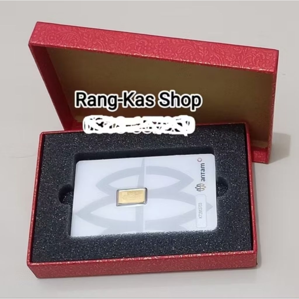 

Giftbox kotak kado Emas Logam mulia 13x9x2cm