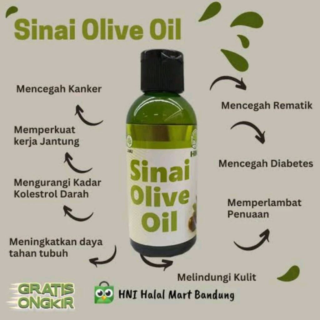 

Minyak Zaitun Sinai Olive Oil | HNI HPAI