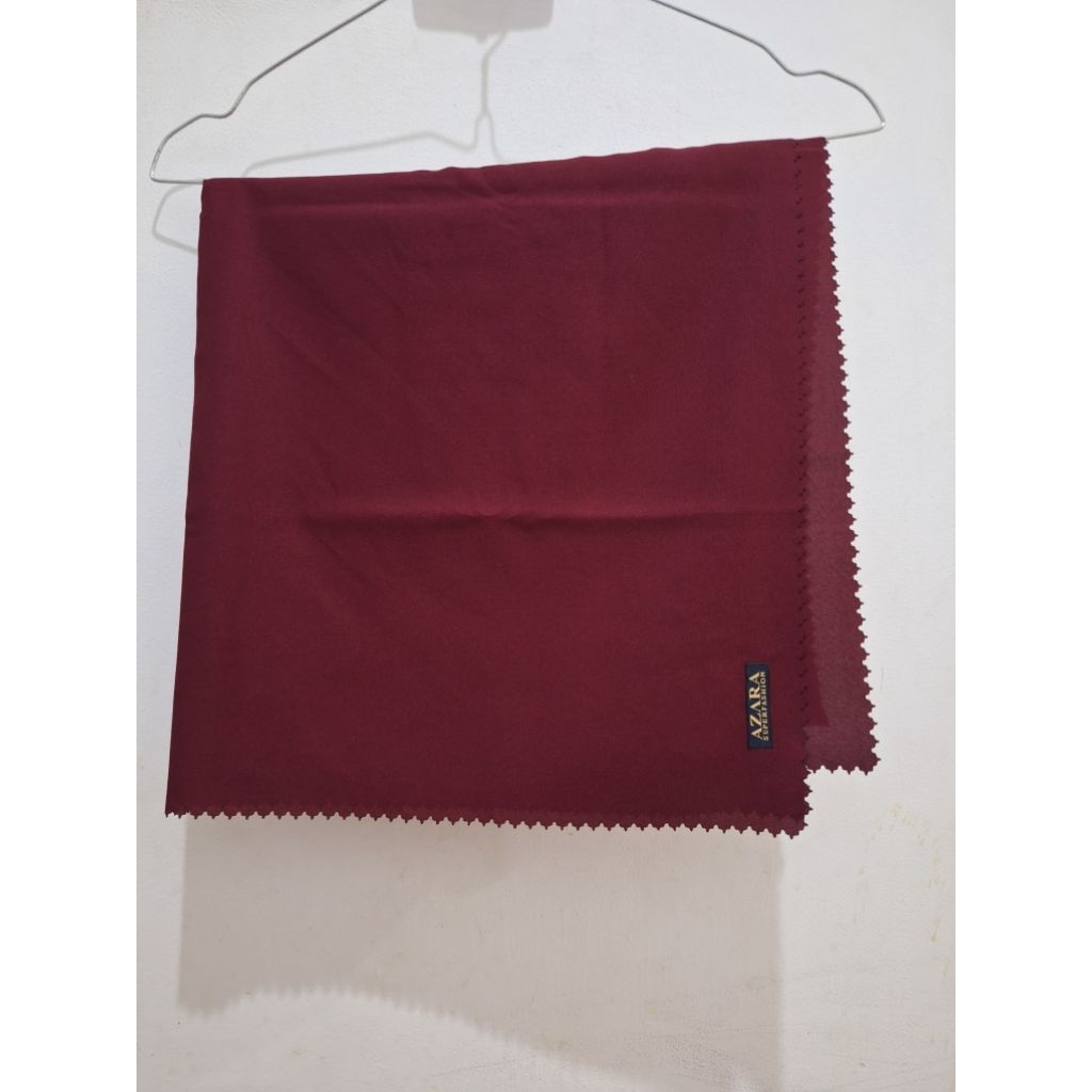 Hijab Segitiga Syar'i Jumbo Azara tepi Lazer cut Nyaman