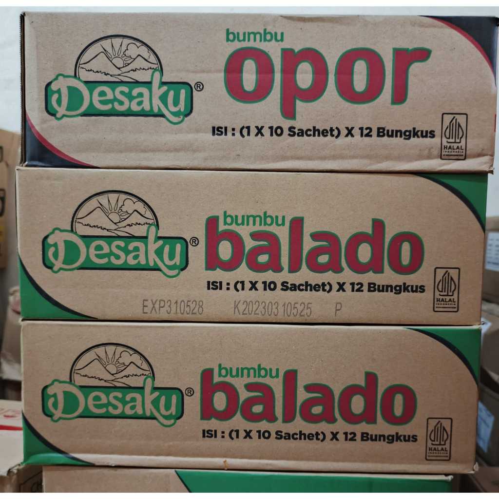 Desaku Bumbu Bubuk Balado / Opor / Kari 1 Karton