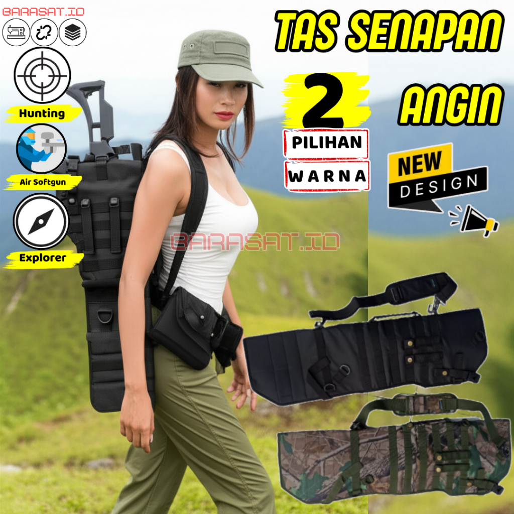 Kantong PCP Predator Hunters Tas Sarung Sanapan Angin Airsotgan Untuk Semua Jenis dan Merk