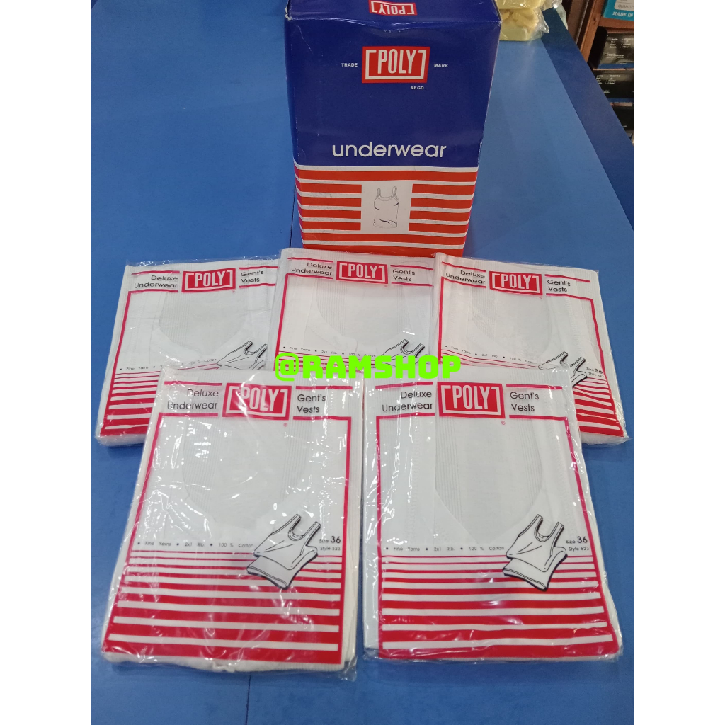 SINGLET POLY |SINGLET PRIA |POLY |PAKAIAN DALAM PRIA