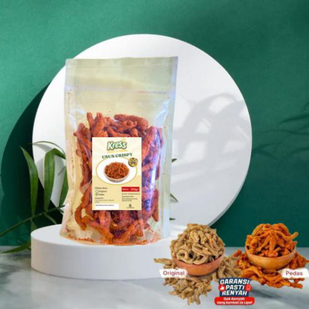 

Usus Ayam Crispy Pedas Daun Jeruk 200 Gram