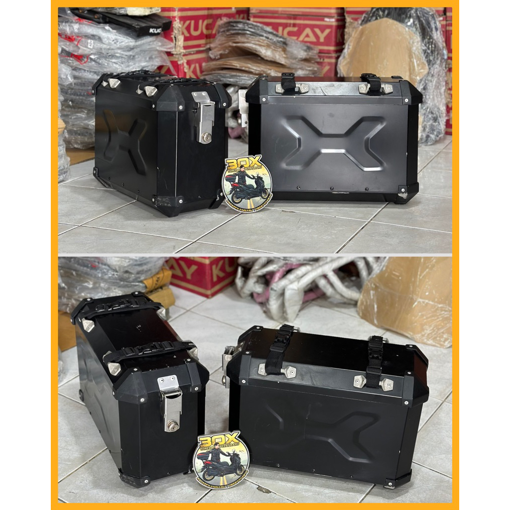 Sidebox Badak Hitam 24 Liter Pannier Box