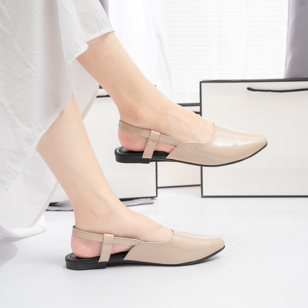 Holic Rara 01 Sepatu Wanita Flatshoes Sepatu kerja Sepatu Mengkilap