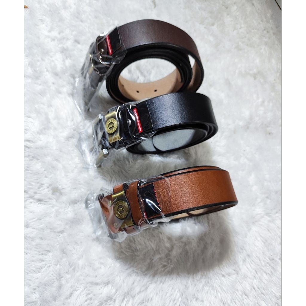 Ikat Pinggang Kulit Asli Pria Bahan Kulit Magetan