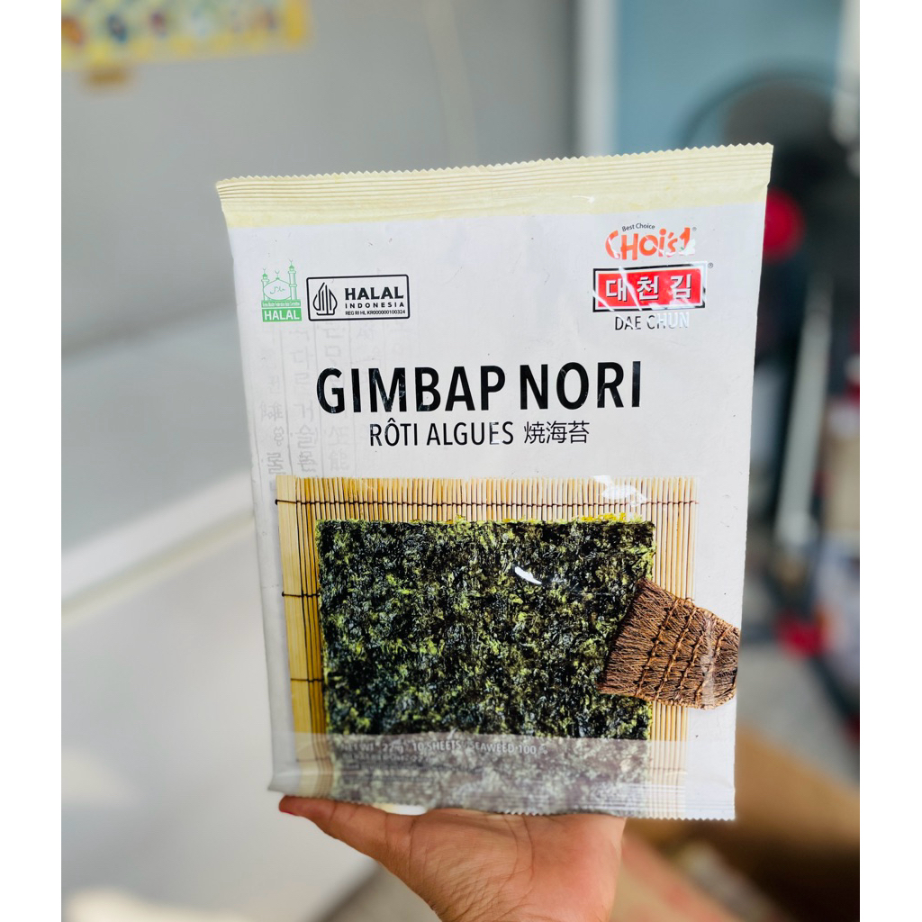 

Gimbab Nori / Rumput laut isi 10 lembar