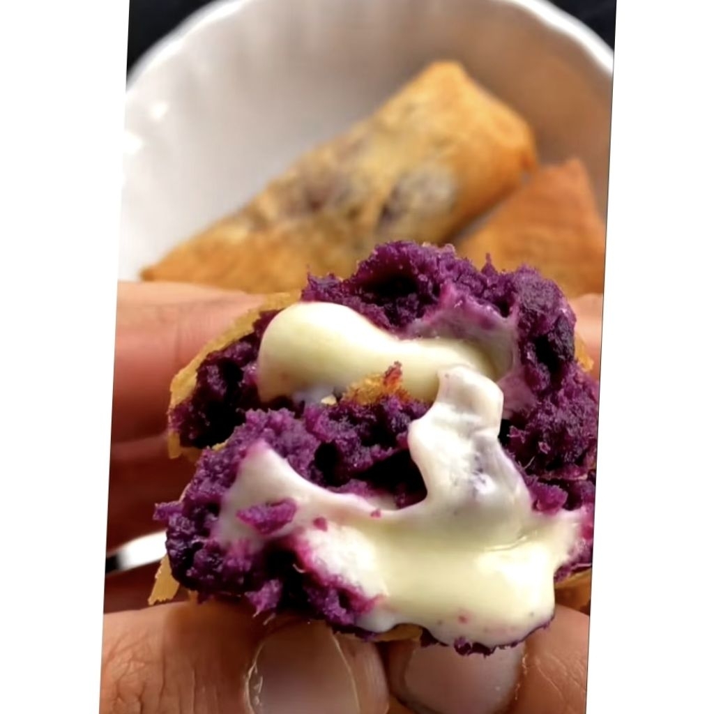 

(VIRAL) LUMPIA UBI UNGU LUMER CRISPY || ISI 6biji FROZEN FOOD MAKANAN ENAK SIAP SAJI