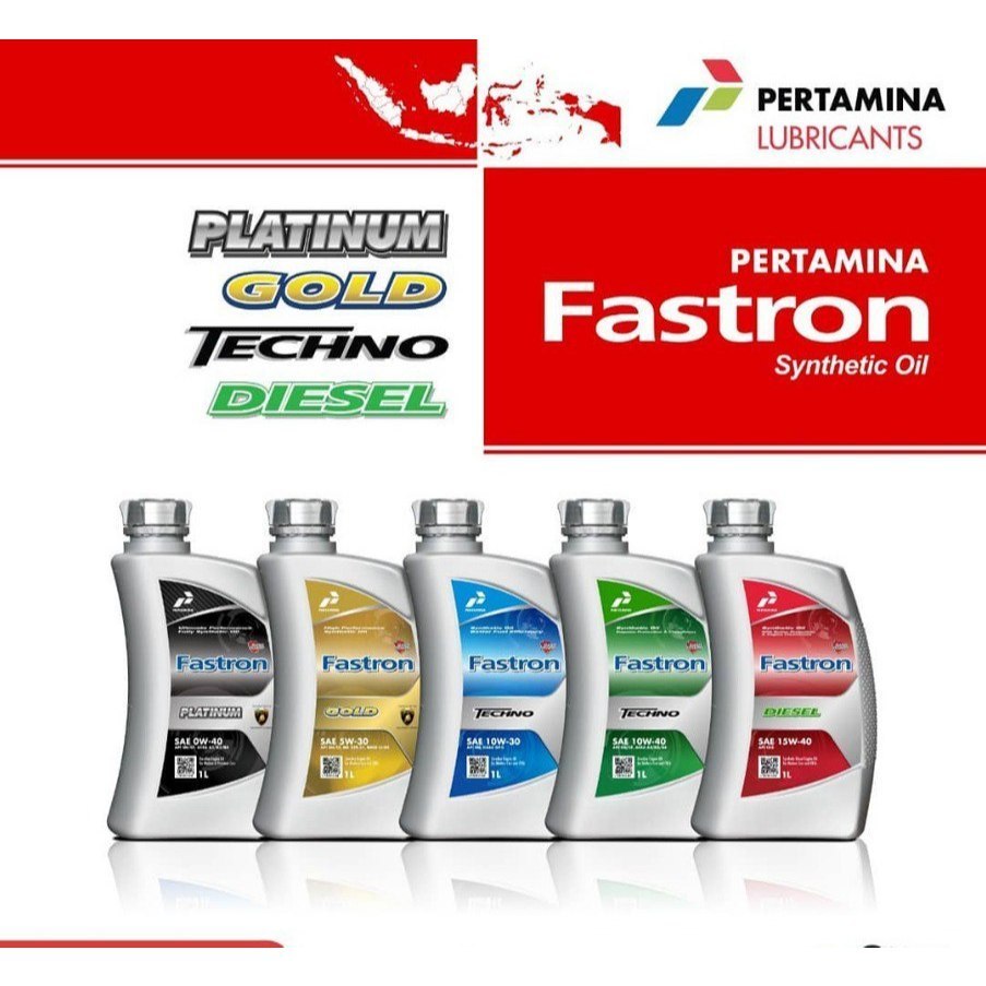(Asli 100%) OLI FASTRON TECHNO 15W-40 1Liter SNI / OLI MOTOR / MOBIL / MESIN 4TAK / ORIGINAL PERTAMI