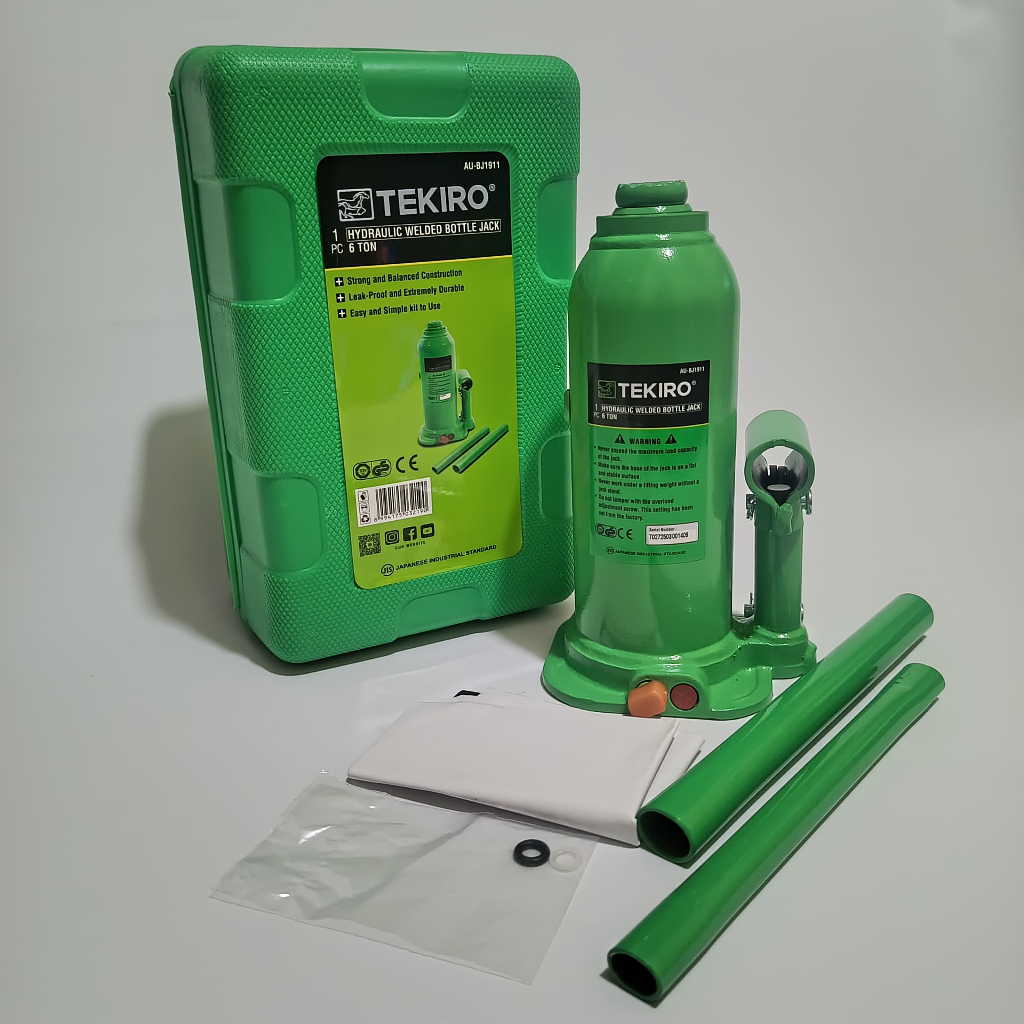 Dongkrak Mobil Tekiro 6 Ton Botol Hydraulick Jack / Dongkrak Botol / Dongkrak Buaya