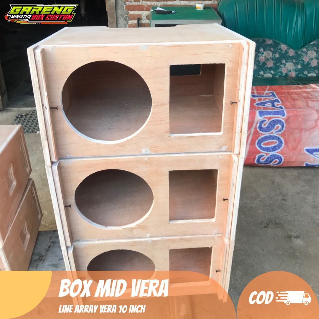 Potongan box mid vera 10 inch potongan box line array 10 inch potongan vera 10 inch singel twiter bo
