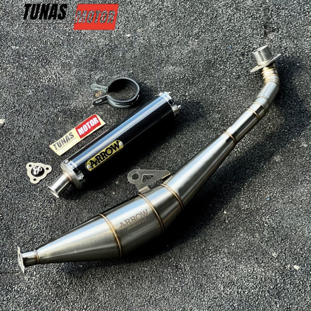 Knalpot FIZ R F1ZR FORCE 1 Poswan Alfa Sigma Arrow carbon