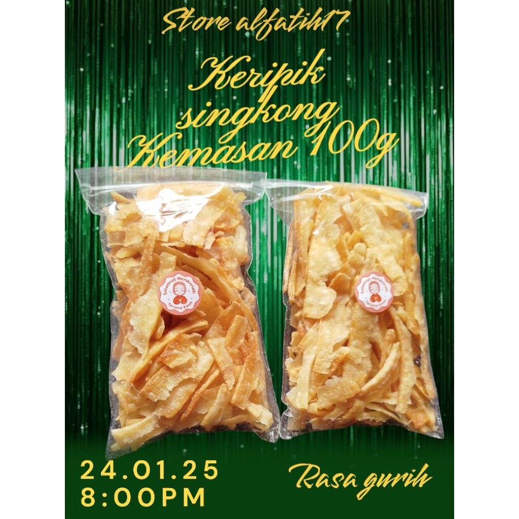 

keripik singkong kemasan 100 grm