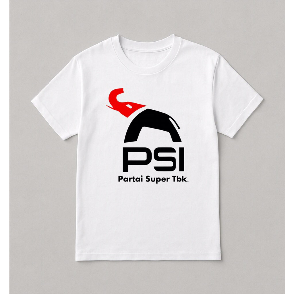 TERBARU KAOS PSI GAJAH SUPER SOLIDARITAS INDONESIA - PSI LOGO BARU 2025