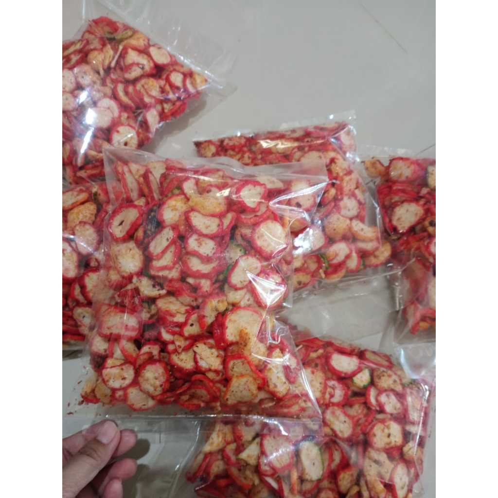 

Camilan Keripik Seblak Pedas +- 250 Gram - Seblak Pedas Gurih - Seblak Renyah