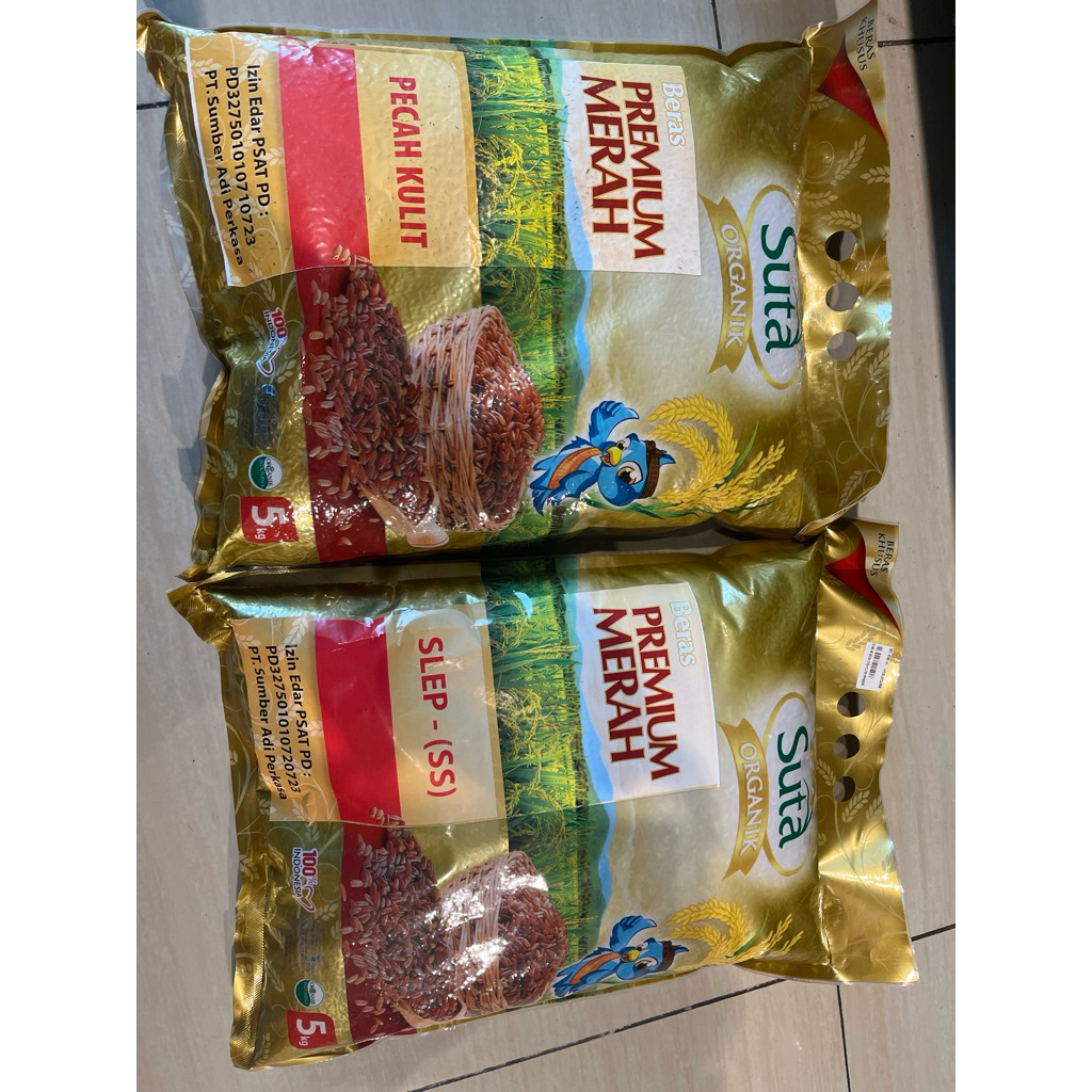 

SUTA BERAS PREMIUM MERAH PECAH KULIT/SLEP-(SS) 5kg