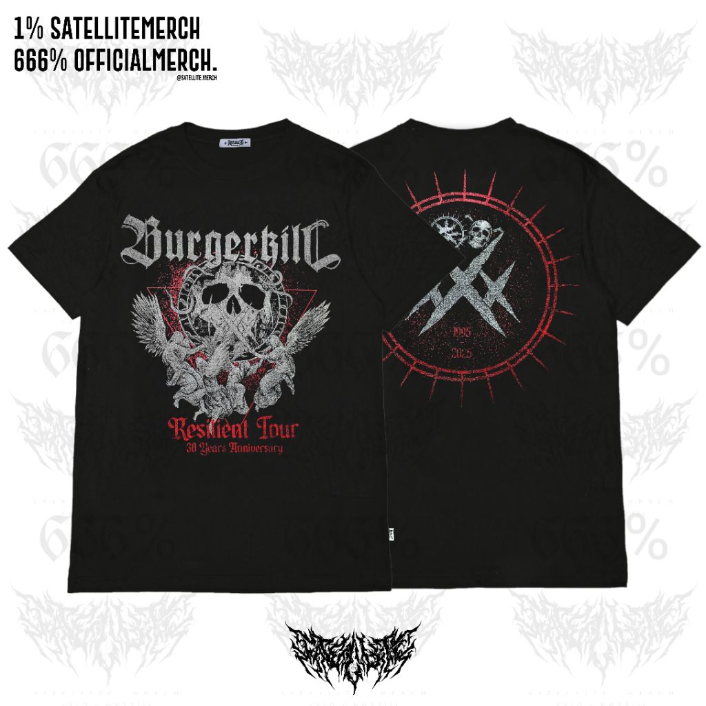 Burgerkill X BBTU - Resilient Tour 30th Anniversary 666% New
