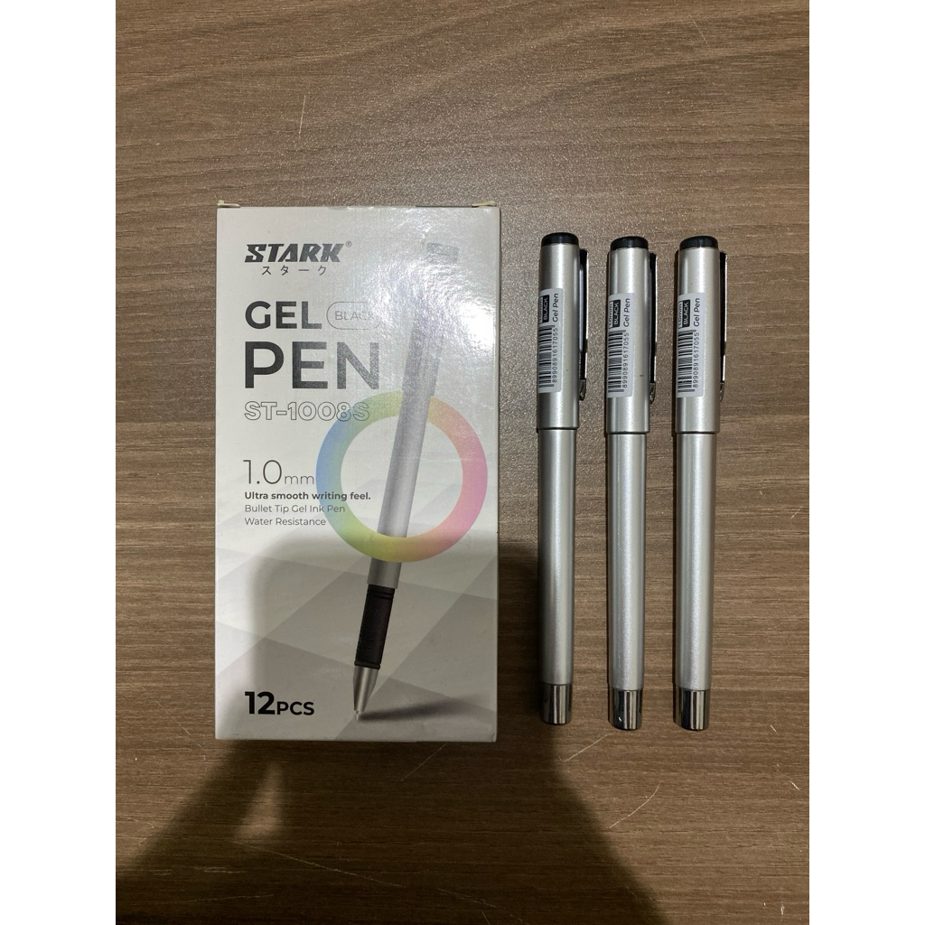 

Gel Pen Pulpen Pena STARK ST-1008S Hitam [1 PCS]