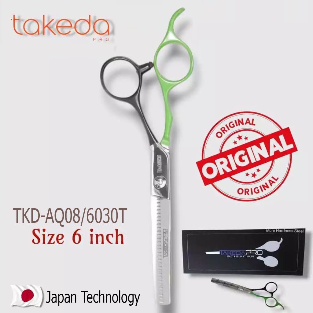 TAKEDA PRO SCISSORS CUTTING THINING | GUNTING RAMBUT ORIGINAL | GUNTING POTONG PENIPIS SASAK