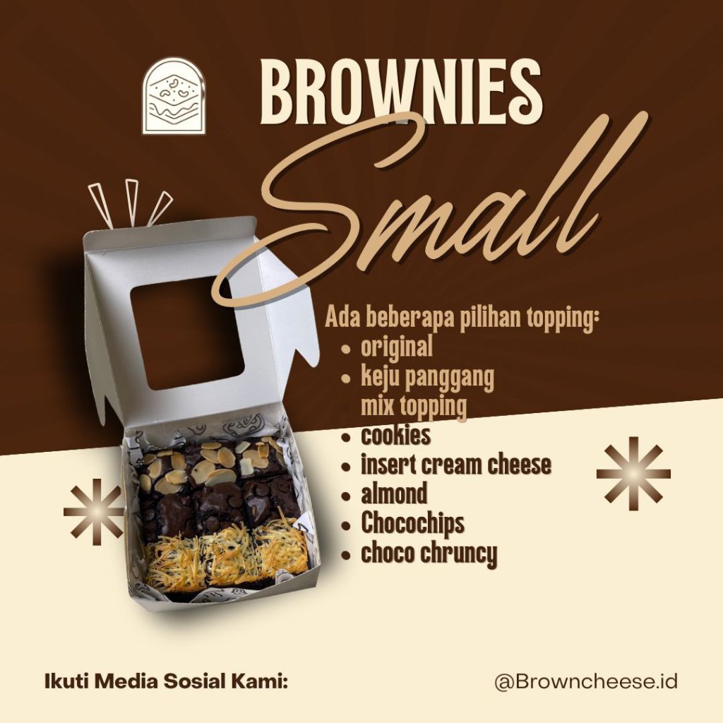 

Fudgy Brownies Panggang 10x10 Browncheese