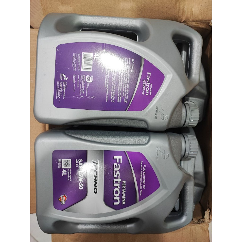 [Asli 100%] OLI FASTRON TECHNO 15W-50 LAMBO, 4Liter SNI / OLI MOBIL / FASTRON TECHNO/ ORIGINAL PERTA