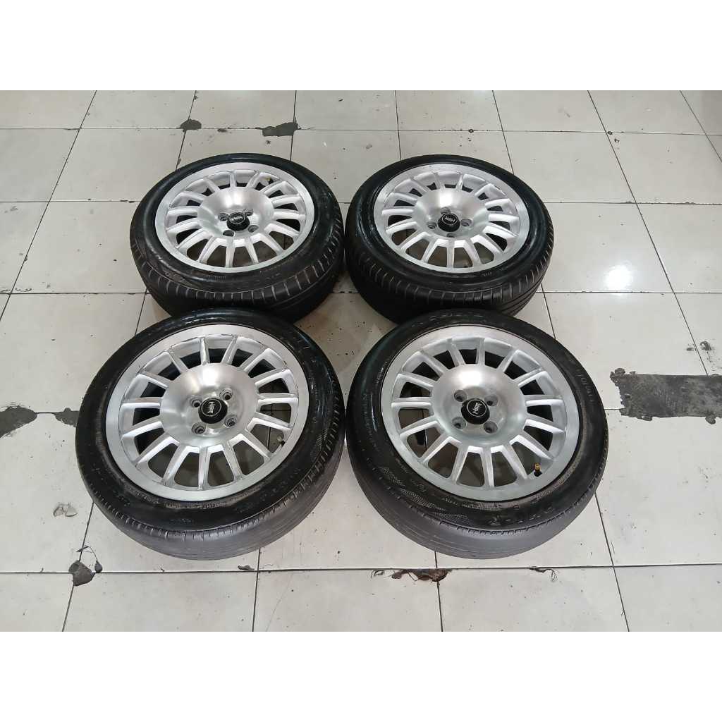 VELG MOBIL BEKAS RACING RING 16 ENKEI SPORT PCD 4X100+BAN BONUS
