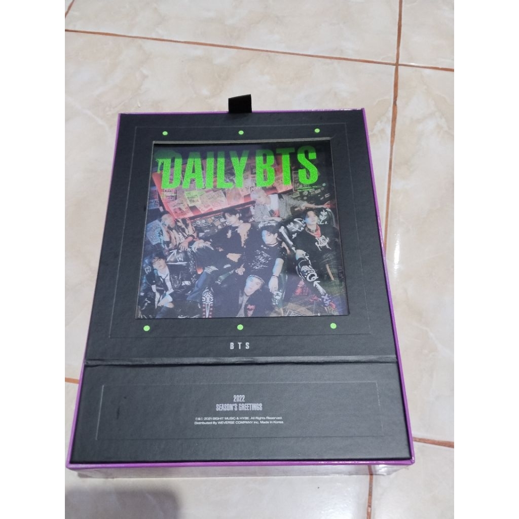 BTS SEASON'S GREETING 2022 FULLSET UNSEALED