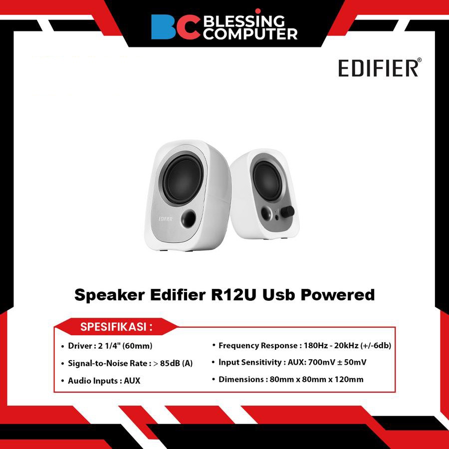 Speaker Edifier R12U Usb Powered - White