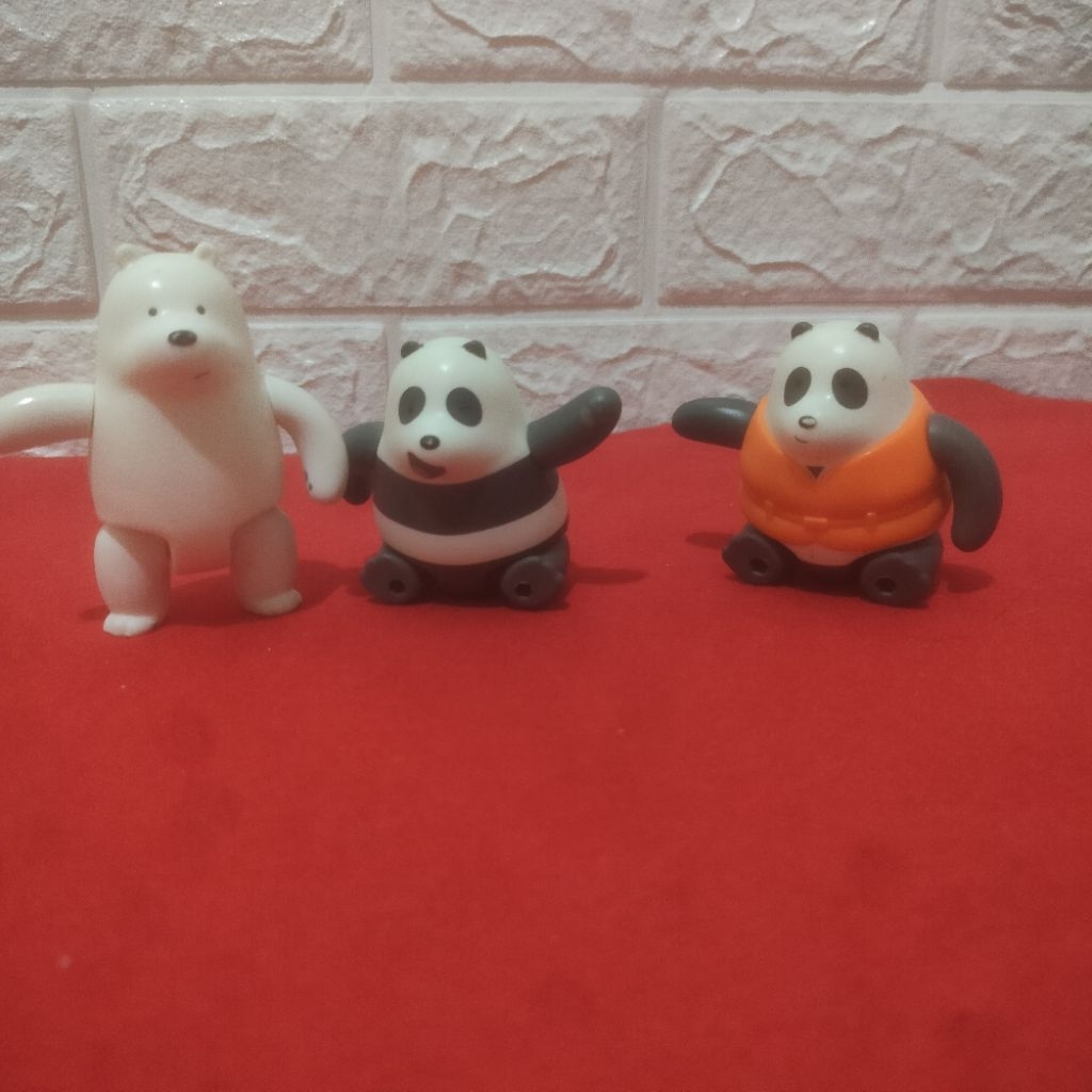 Figure We Bare Bears Preloved Mainan McDonald