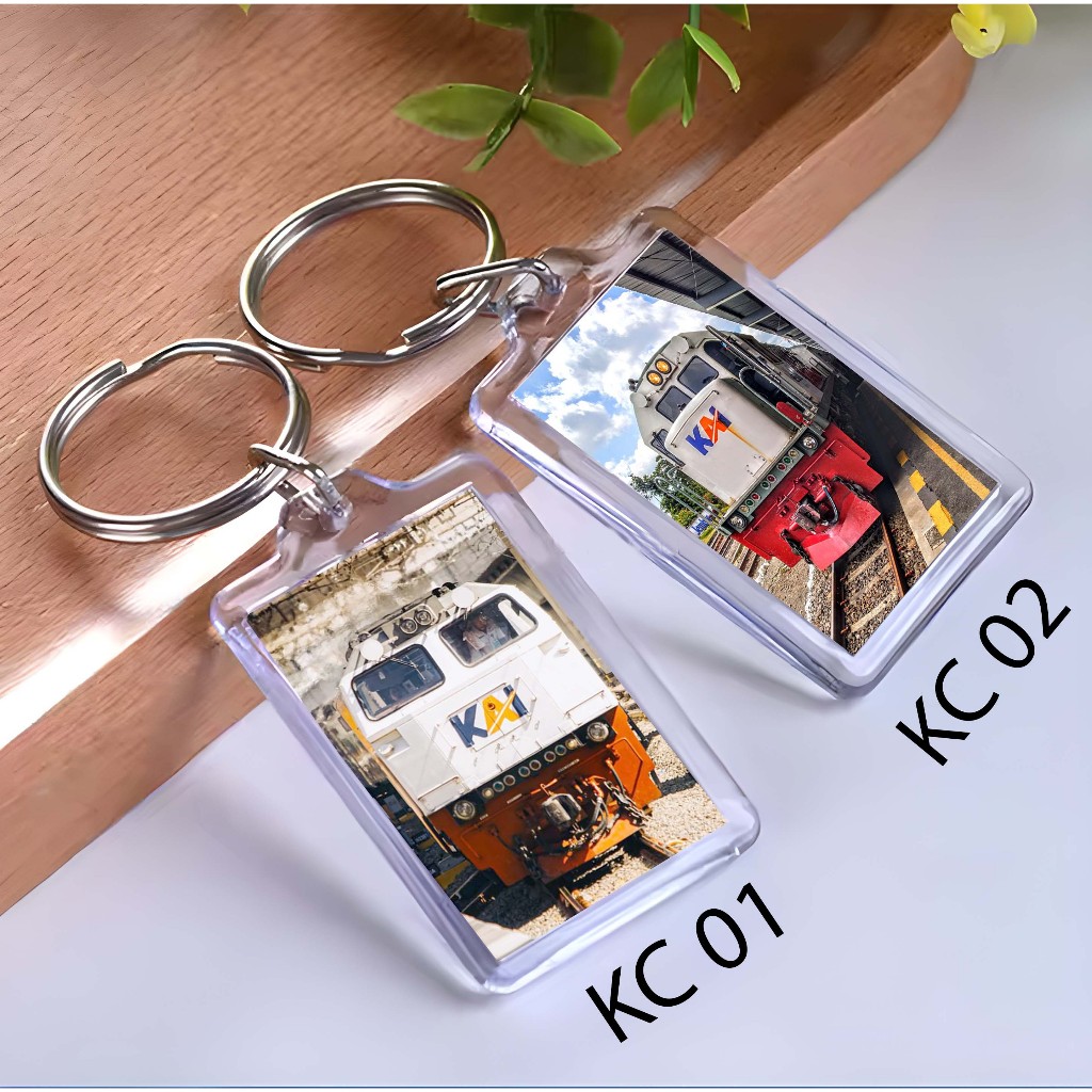 Keychain KERETA API - Ganci KERETA API  - Gantungan Kunci - KERETA API
