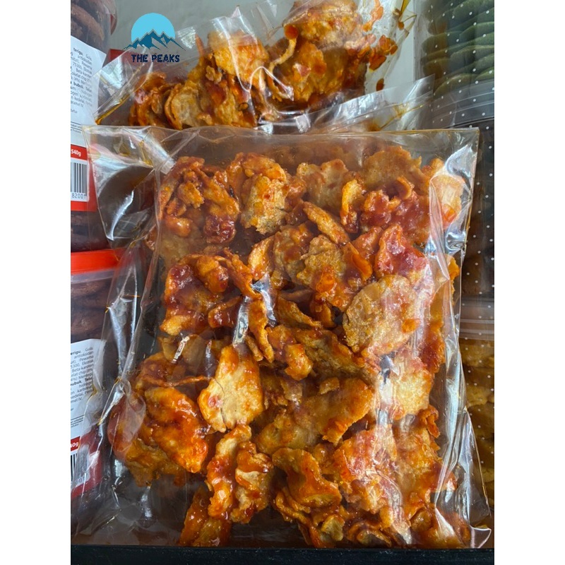 

(The Peaks) Snack Cemilan Emping Aceh Pedas Manis 180 gr