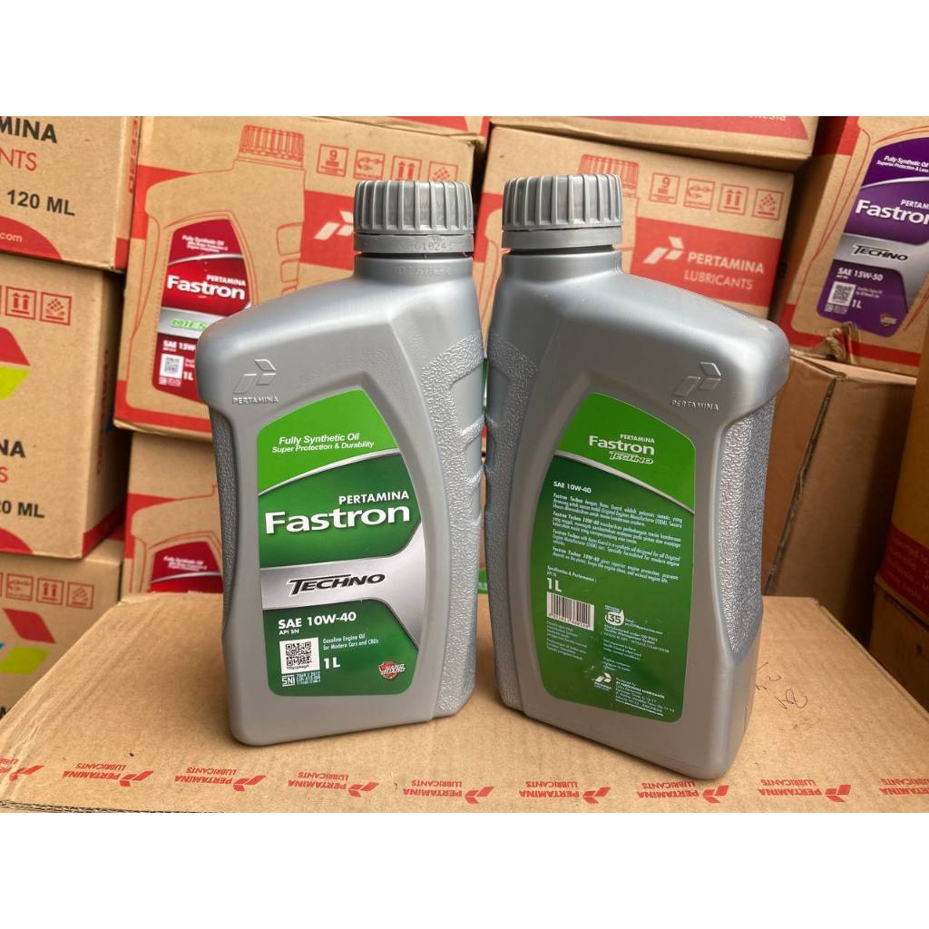 [Asli 100%] OLI FASTRON TECHNO 10W-40 1Liter SNI /OLI MESIN/ MOBIL/ ORIGINAL PERTAMINA