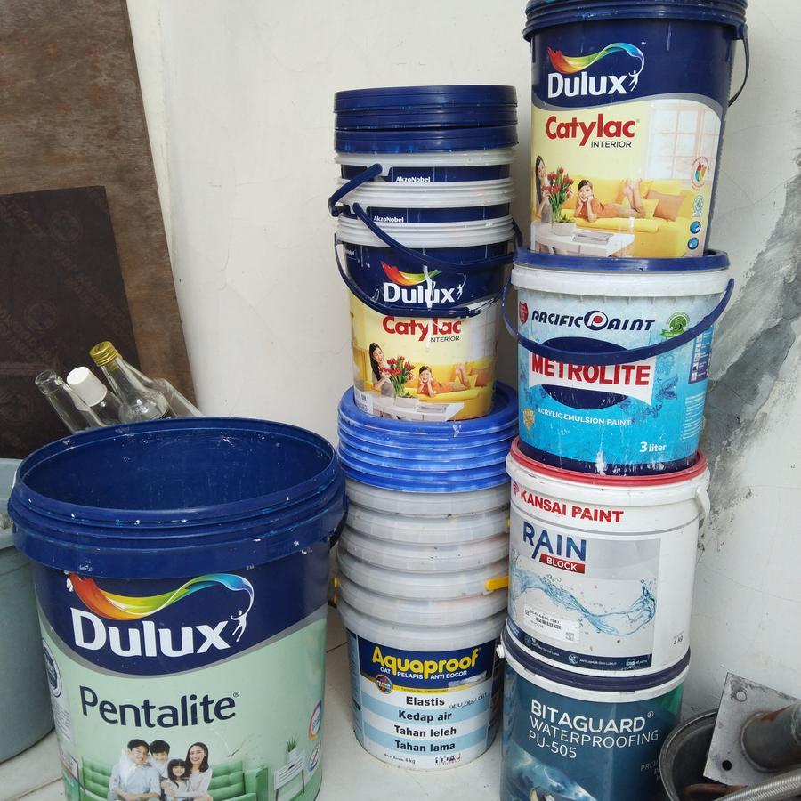 Ember kecil cat bekas 5kg