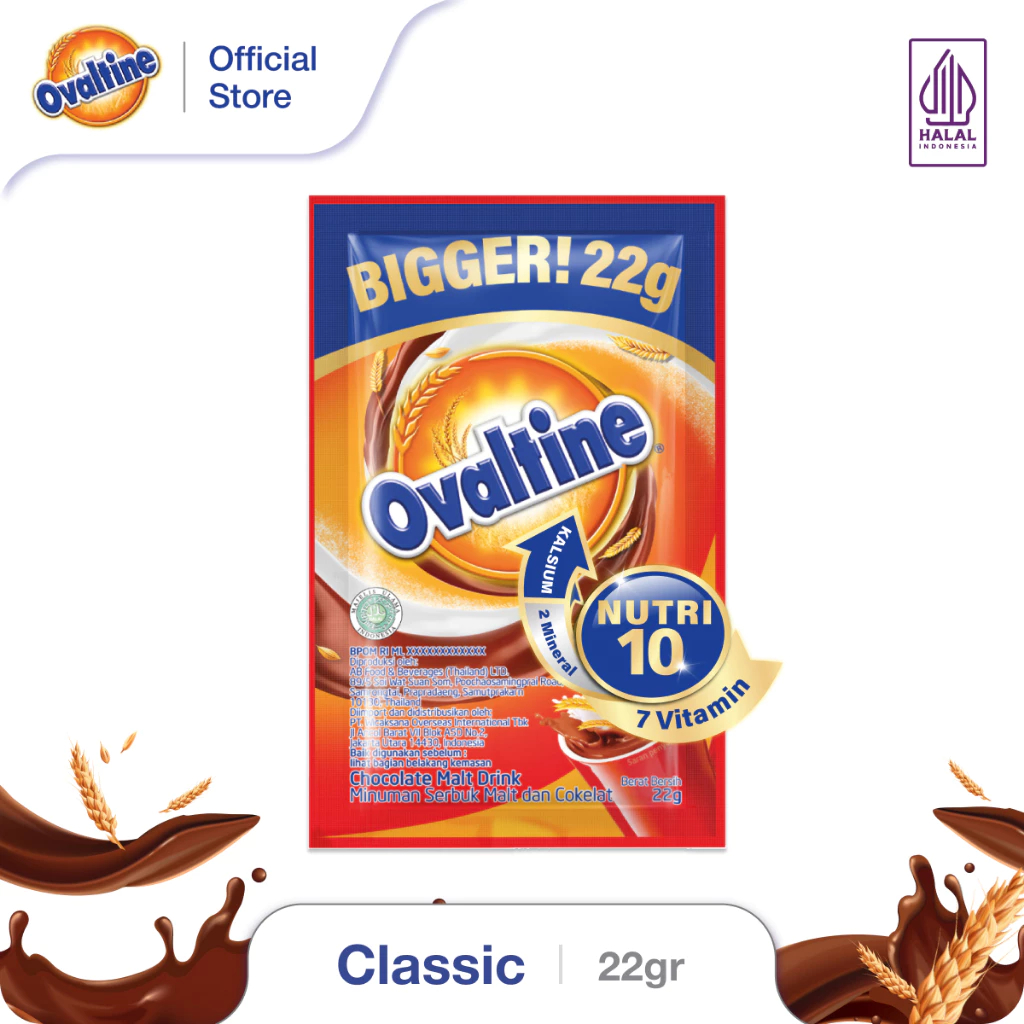 

☘️MUMTAAZZTORE☘️ KPSS OVALTINE 22GR ISI 10 SACHET