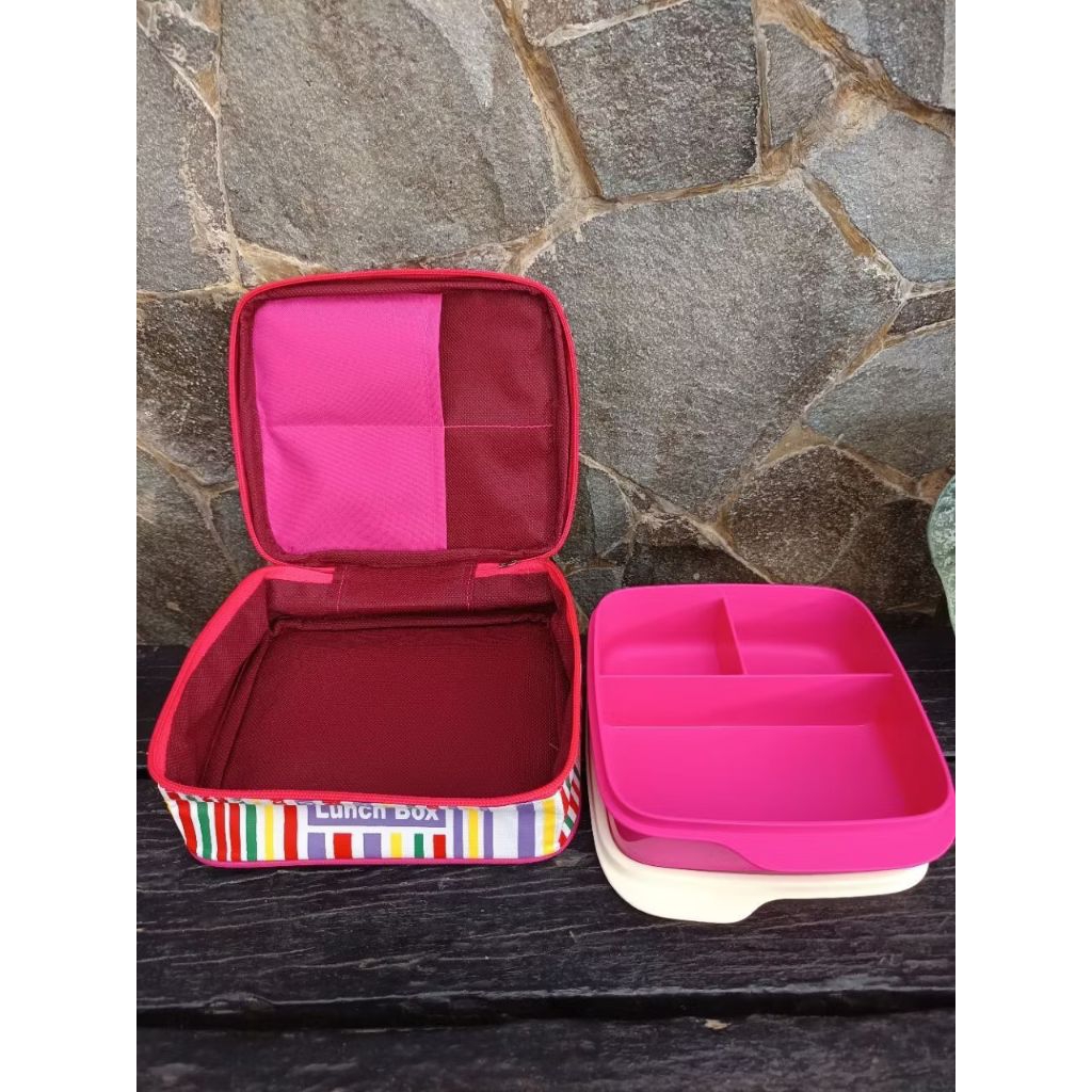 paket lollytup tupperware + tas lolly strip