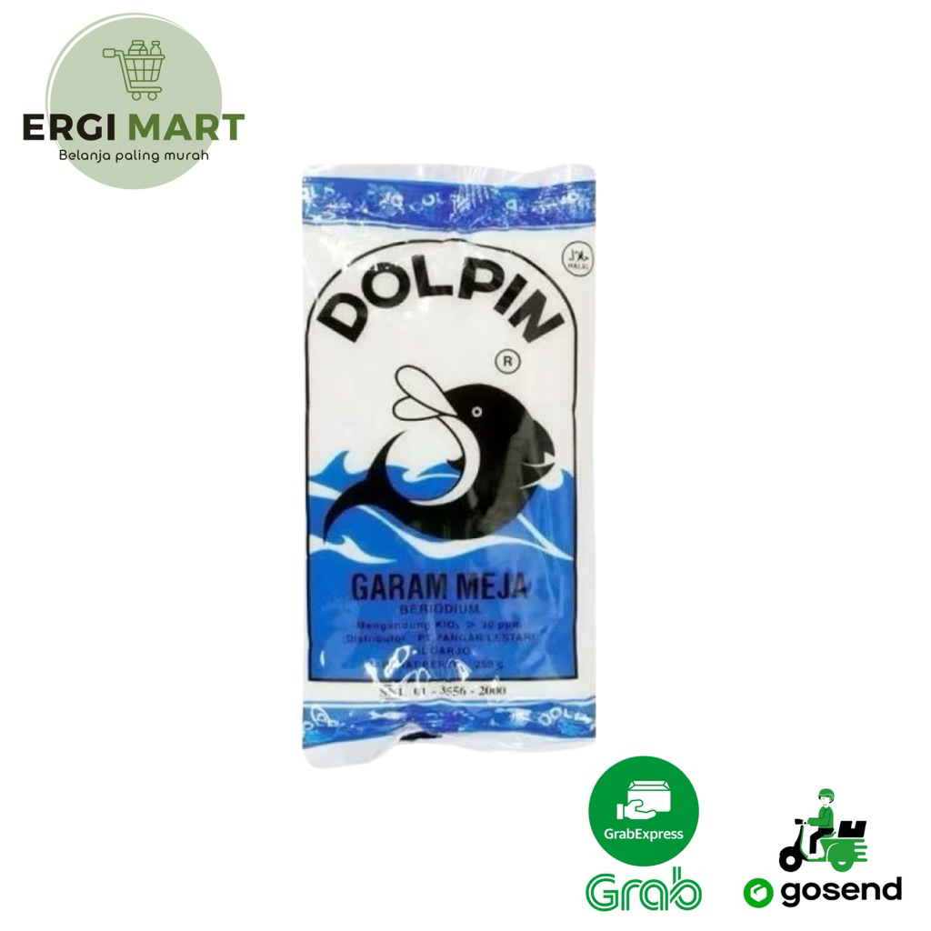 

DOLPHIN GARAM KECIL 250 gr ERGIMART PADANG