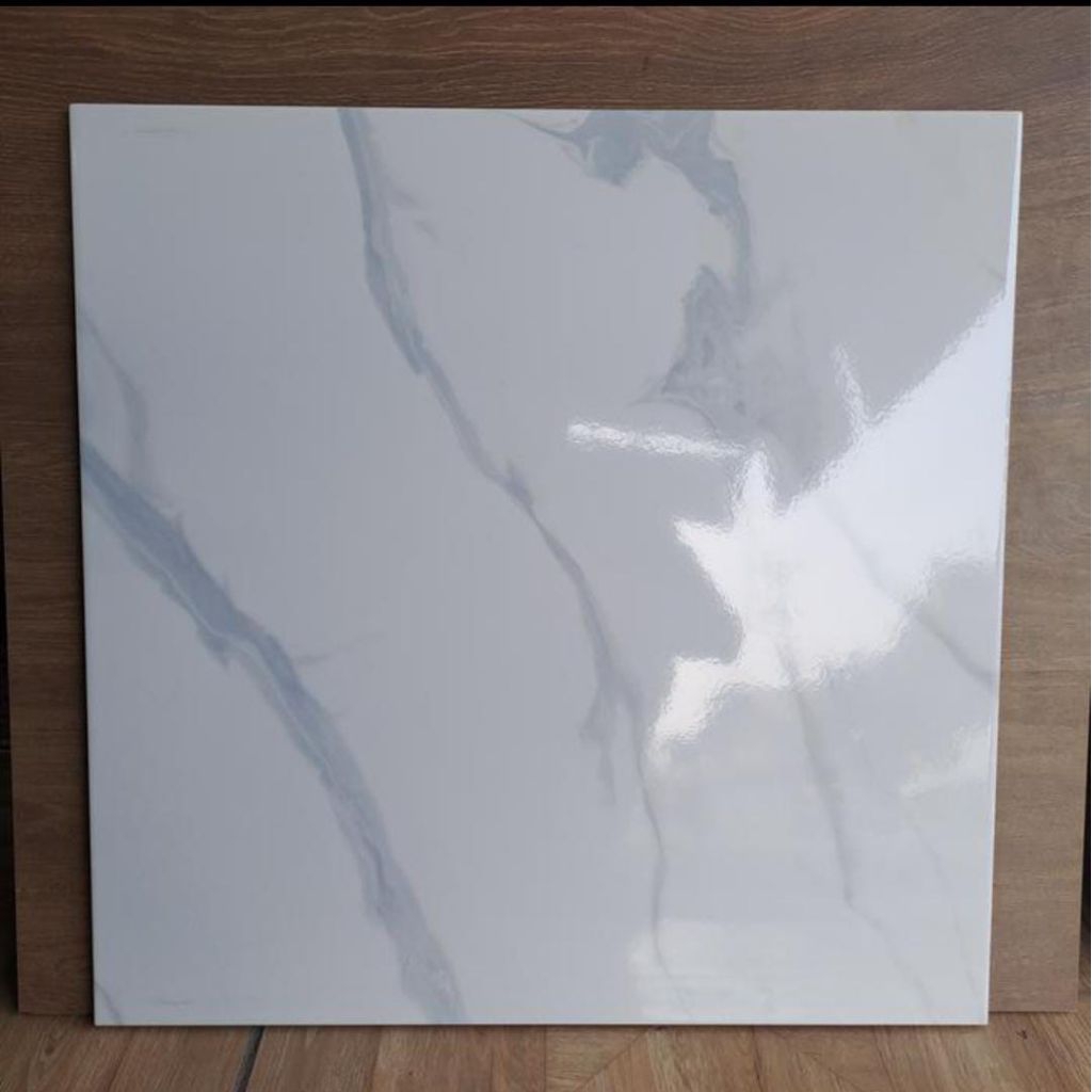 keramik lantai motif carara glosy 50x50 ALPHA LGS