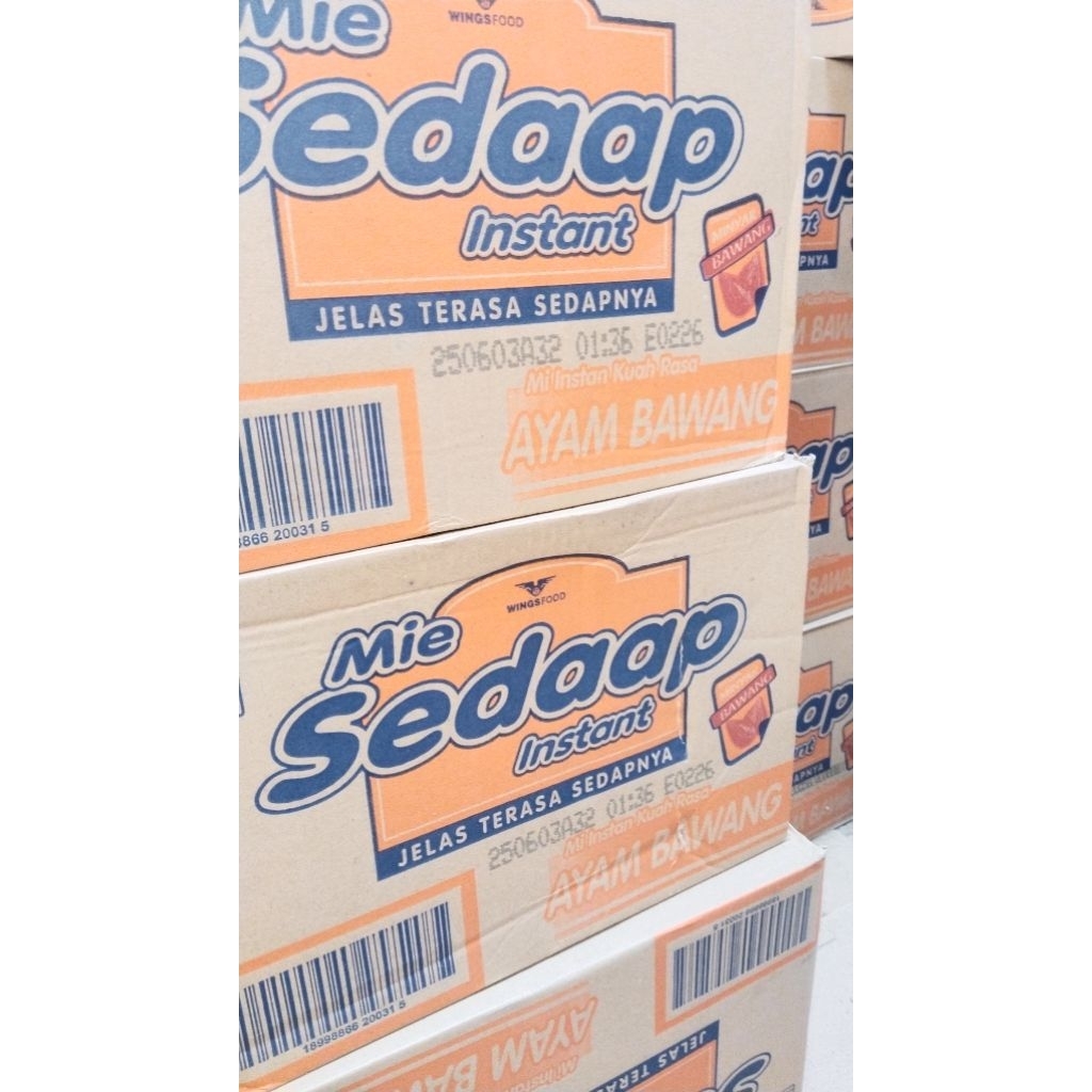 

mie sedap ayam bawang 1dus (40pcs)
