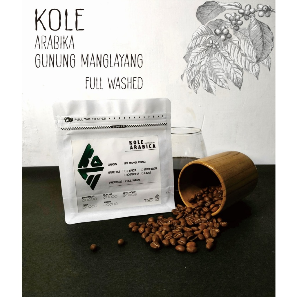 

KOLE – Full Washed – Kopi Arabika Manglayang