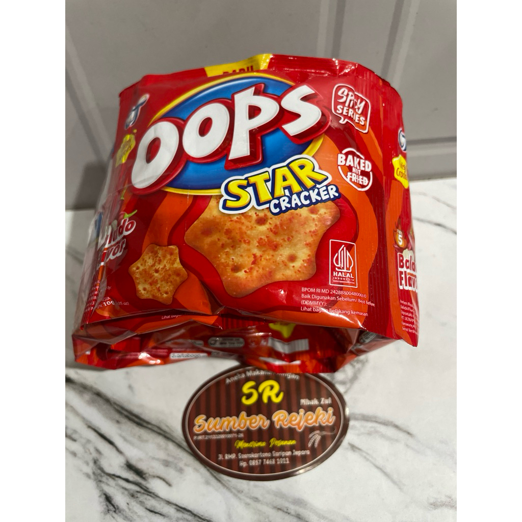 

OOPS STAR CRACKERS SPICY SERIES ISI 10pcs