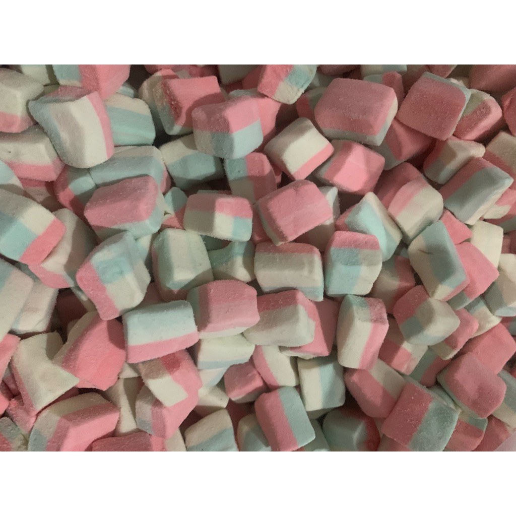

marshmellow kiloan kotak warna warni murah meriah