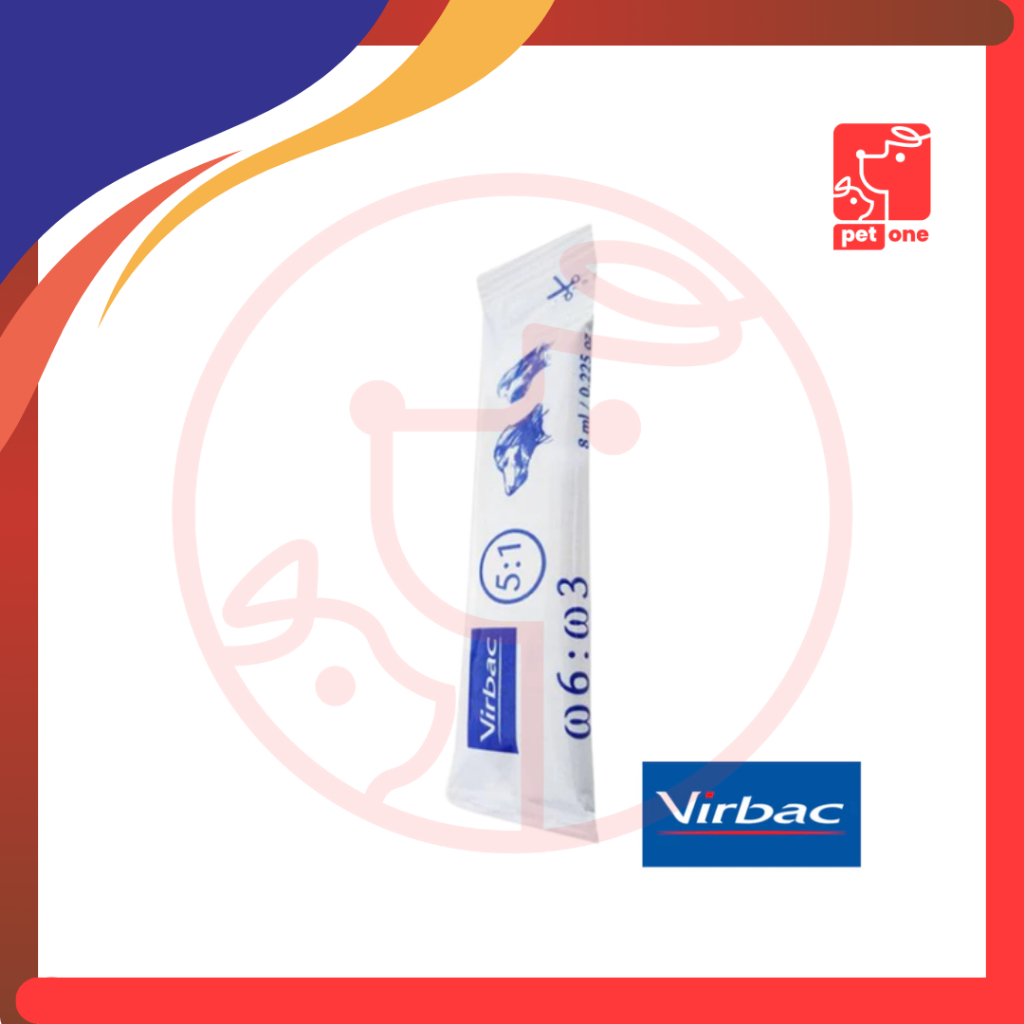 Megaderm 4ml Virbac Vitamin Bulu Kucing Anjing 1 Sachet / Megaderm Virbac