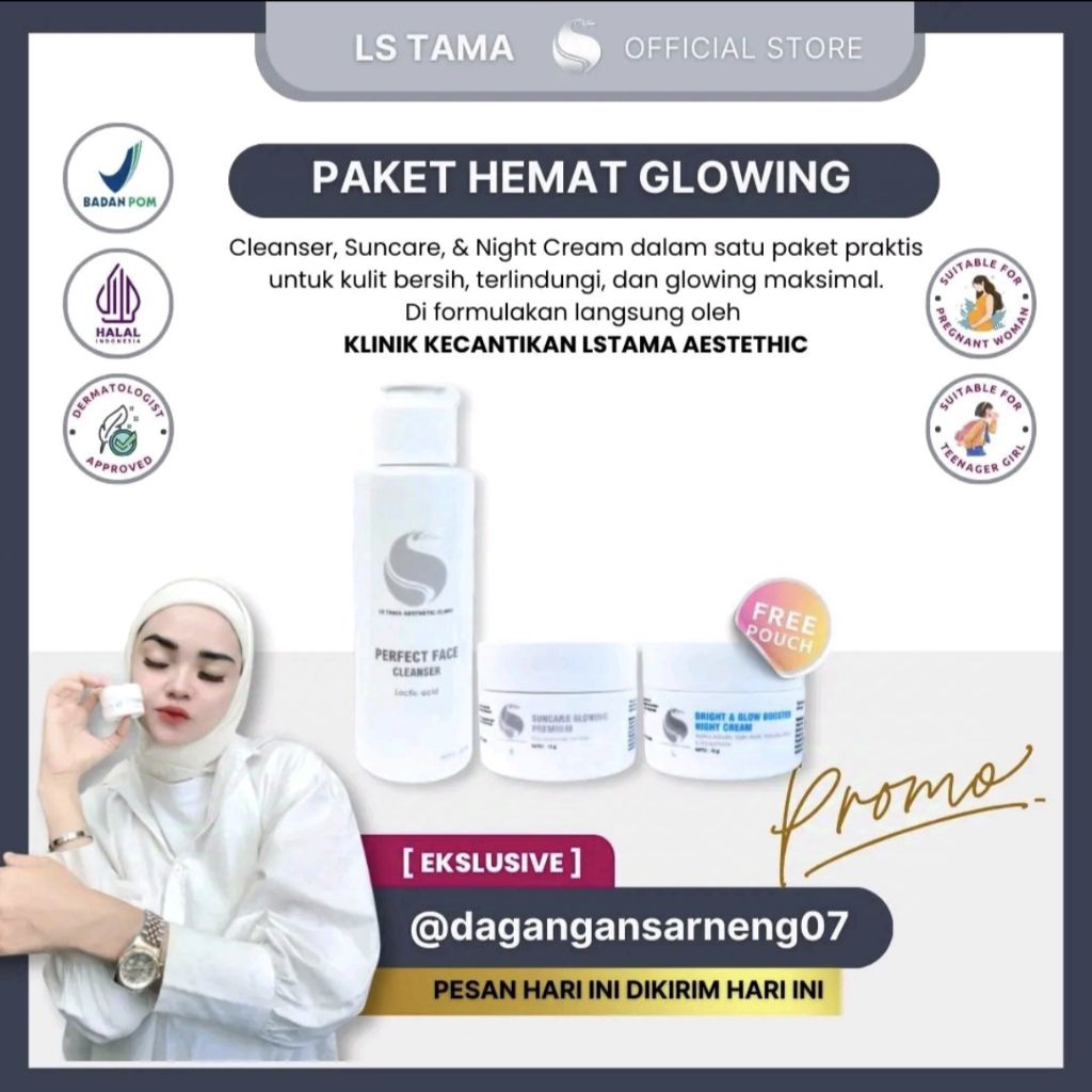 Paket Hemat Glowing Skincare LSTAMA