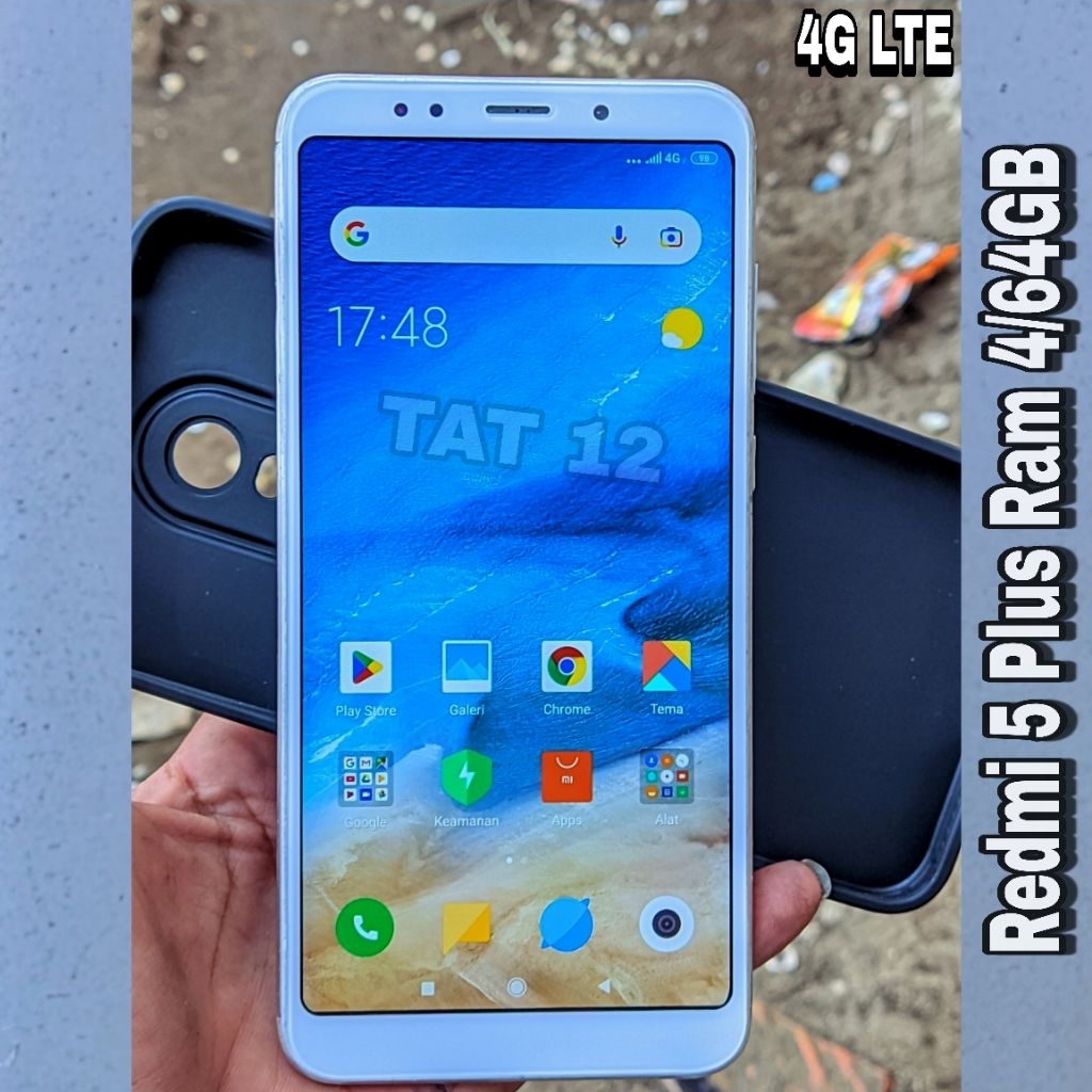 Xiaomi Redmi 5 Plus Ram 4GB Internal 64GB Sinyal 4G (LTE) Second Original Resmi Siap Pakai Normal Be
