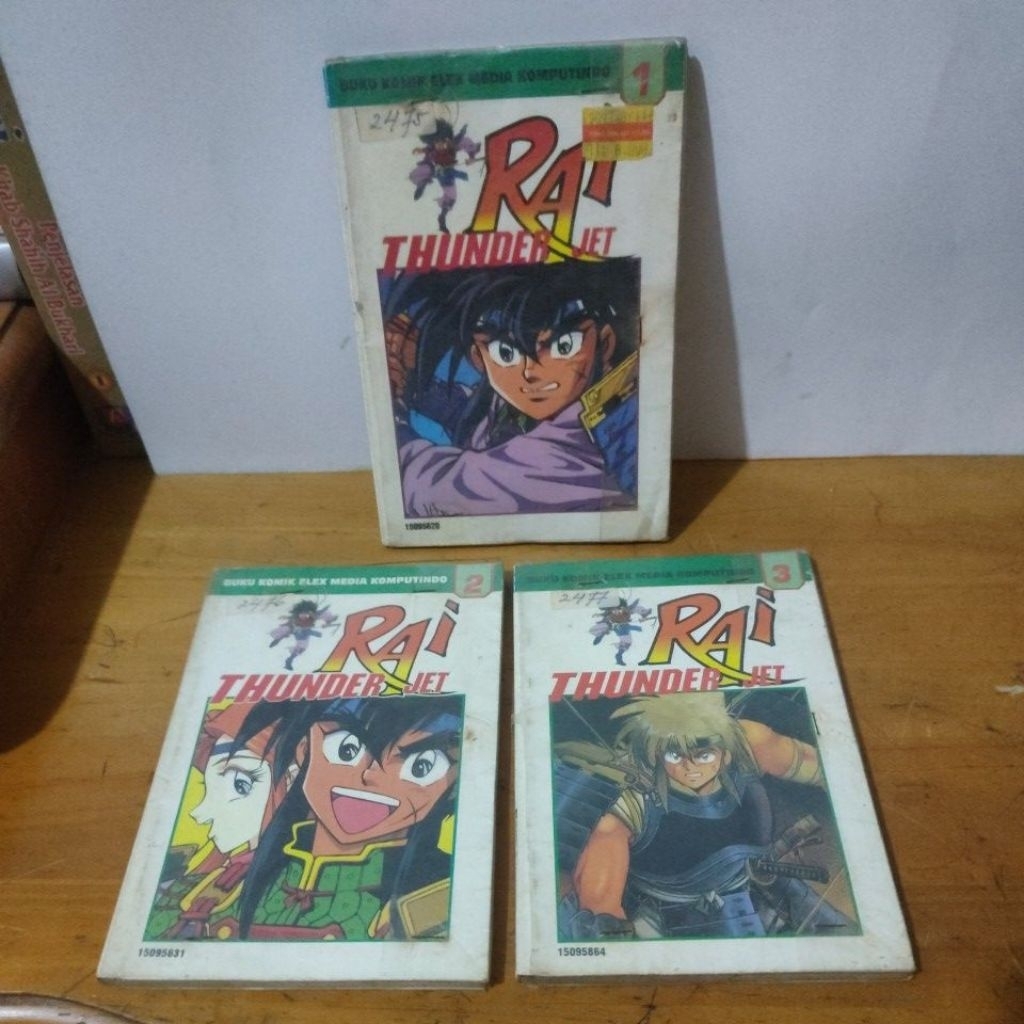 KOMIK ELEX MEDIA RAI THUNDER JET KARYA : JOHJI MANABE NOMOR 1- 3 BERSAMBUNG