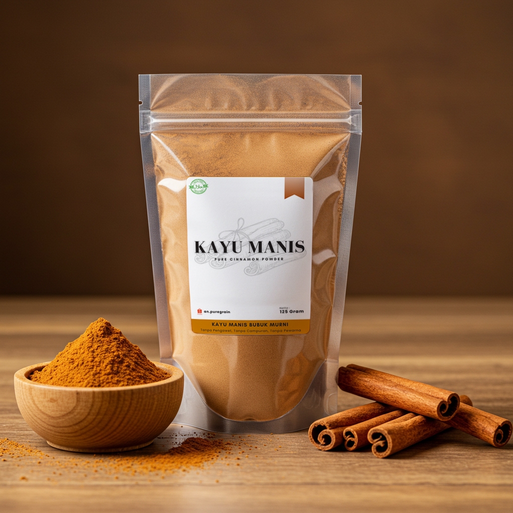 

Kayu manis Bubuk | Kayumanis Serbuk Giling Rempah Murni Grade A | Cinnamon Powder Bumbu Masak & Jamu